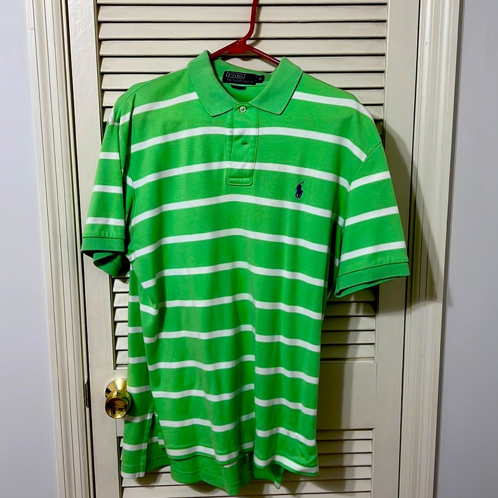 Ralph Lauren polo collared shirt green
